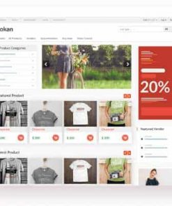 Theme wordpress đẹp: Dokan eCommerce Theme